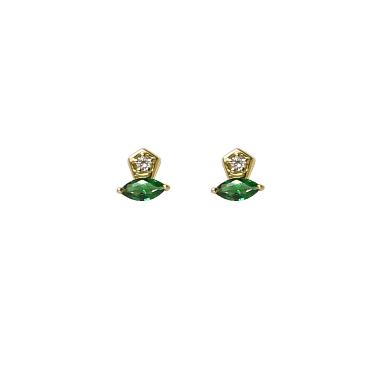 Clicker Diamond Earrings with Floating Flower Ref ER01655 – Inspired ...